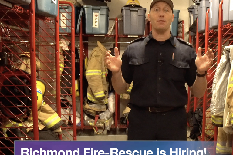 Vlog #12 – Richmond Fire-Rescue is Hiring!