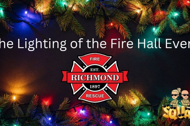 The lighting of the Fire Hall Event