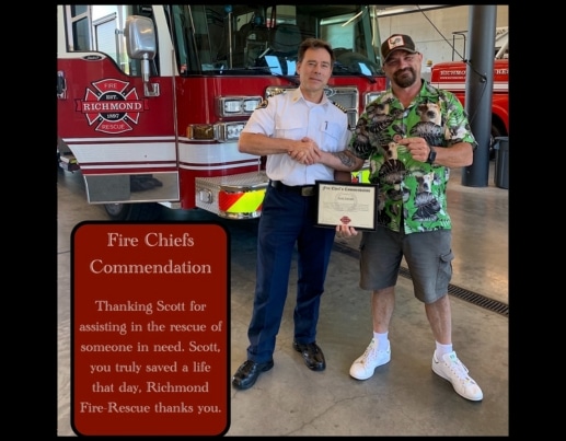 Fire Chief Commendation
