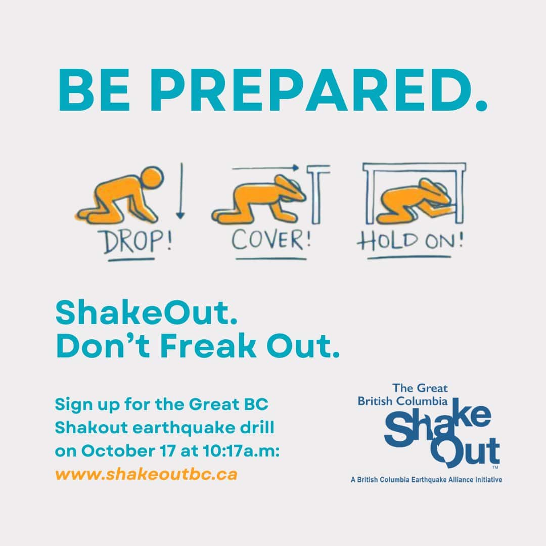 Shake Out BC – October 17th