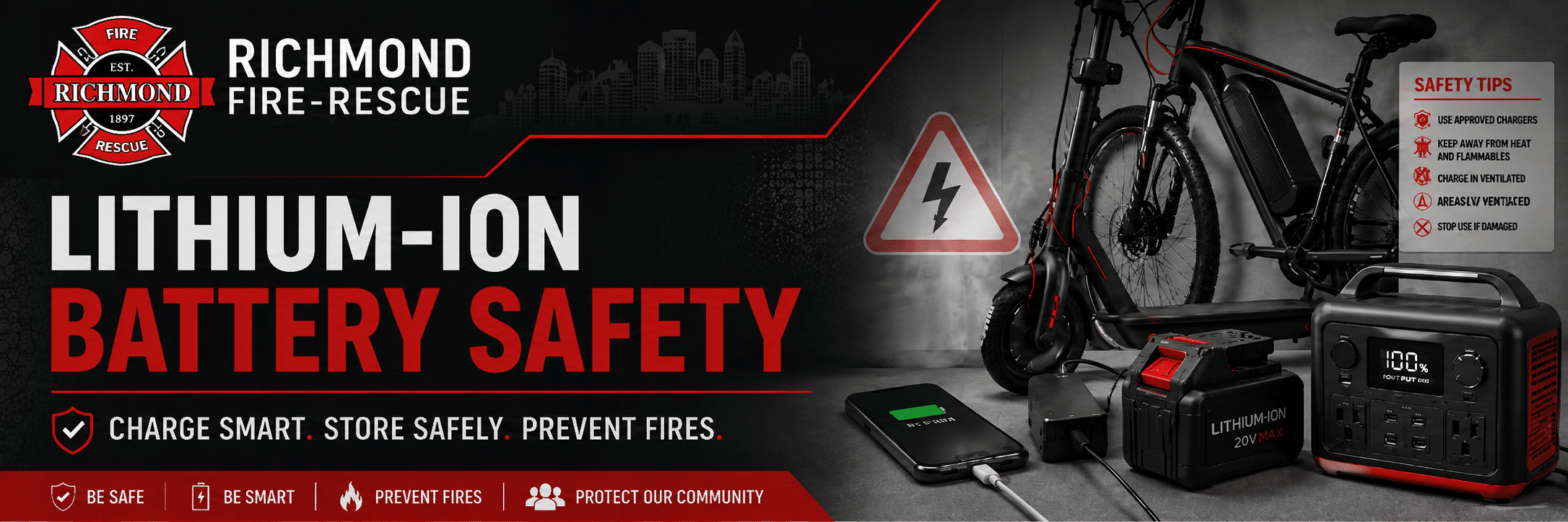 Richmond Fire-Rescue Lithium-Ion Battery Safety